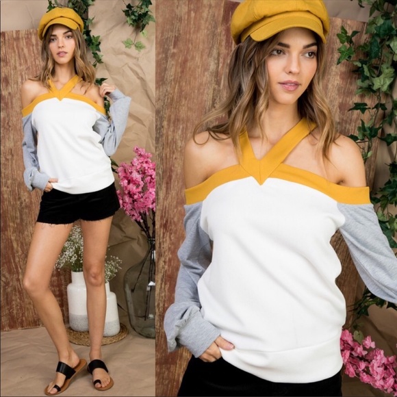 NEW! ❗️LAST 1❗️”BAILEYS” OFF THE SHOULDER TOP - Picture 3 of 3